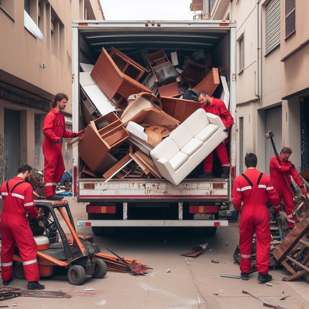Qué precio tiene vaciar locales comerciales en Badalona de muebles y trastos